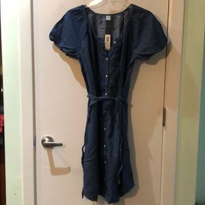 Old navy chambray denim dress